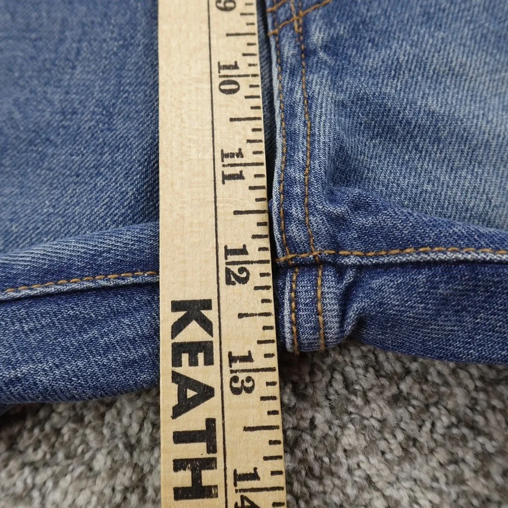 NEW 7 For All Mankind Jeans Mens 34X32 Dark Blue Denim Vintage Straight‎ Pants